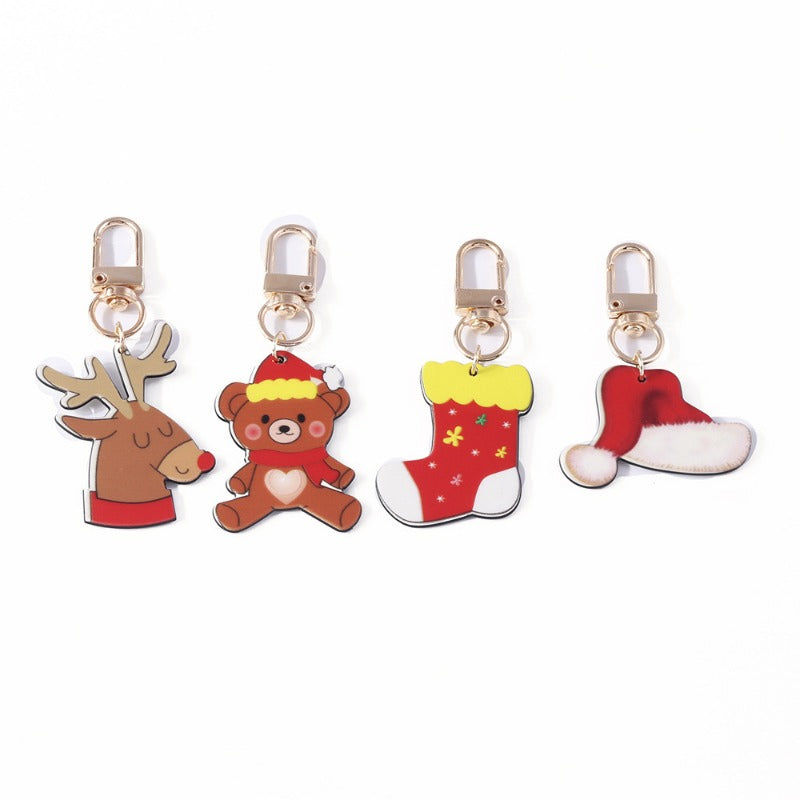 Wholesale Christmas Elk Keychains